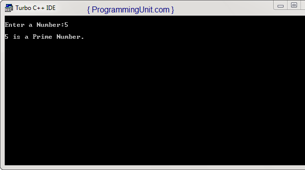 Find Prime Number using C