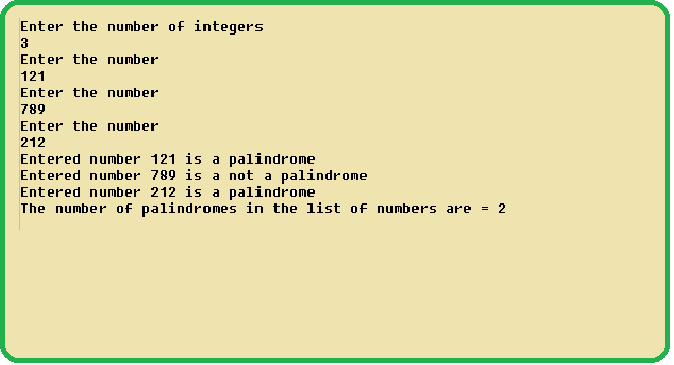 C program for Palindrome